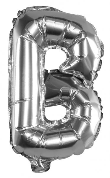 Folienballon Happy Birthday silber 40 cm