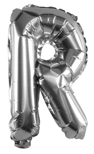 Folienballon Happy Birthday silber 40 cm