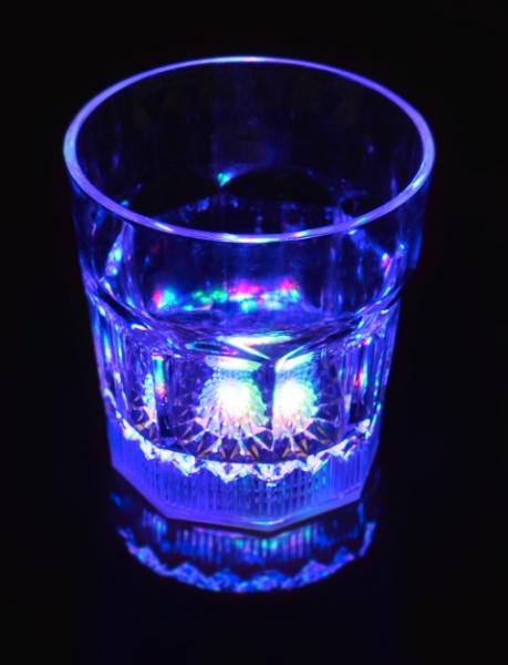 Led Becher Cocktailglas 400 ml Farbwechsel bunt